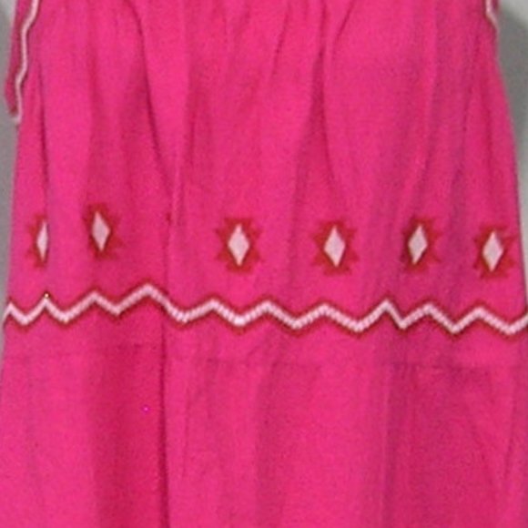 LOFT LINEN BLEND DRESS PETITE MEDIUM - Picture 9 of 11